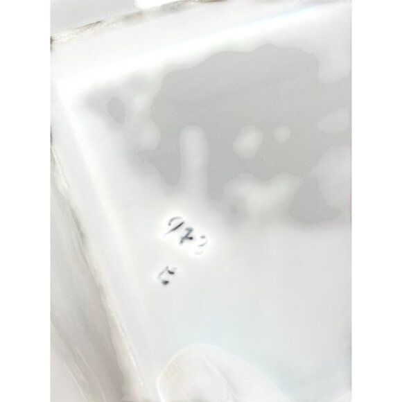 RCCL Portugal Hand-Painted Floral Heart Trinket Dish 15.5"x8" SKU 9323 - Picture 10 of 12